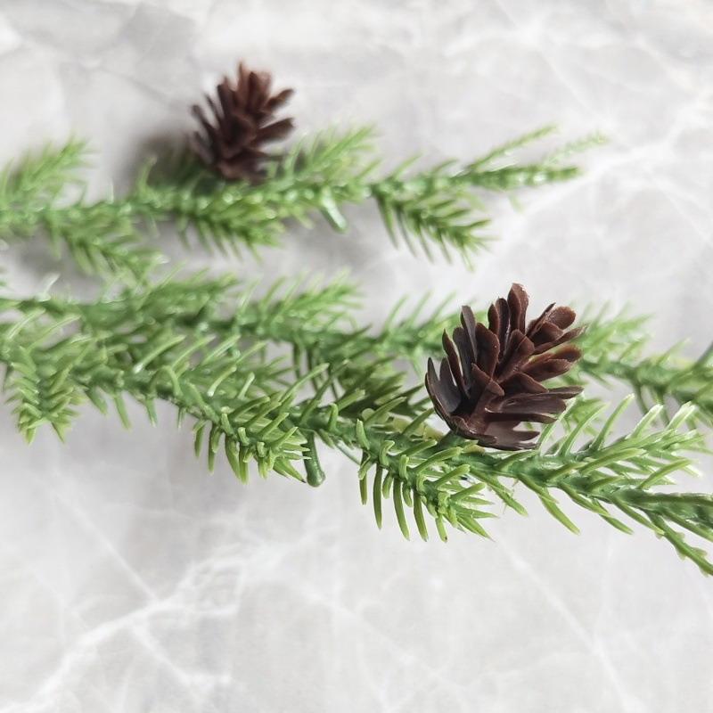 100 Pcs Artificial Plants Fake Pine Cone Christmas For Festival Wedding Party Home Gift Navidad