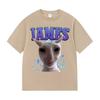 James IAMES Funny Cat Meme Tshirts Stupid Joke Gifts Cat Lover Short Sleeve Tshirt Unisex Unisex Fashion Oversized Cotton T Shirts