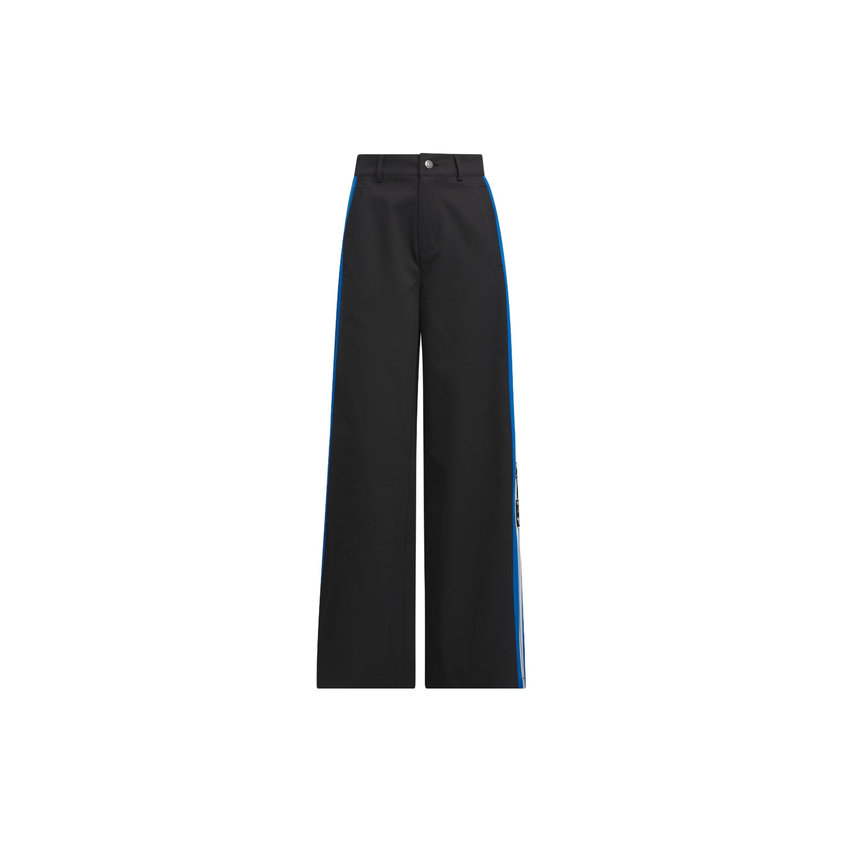 

Adidas Originals Adibreak Woven Retro Three-Stripe Color Block Loose Sports Pants Women Black IX6687 A28