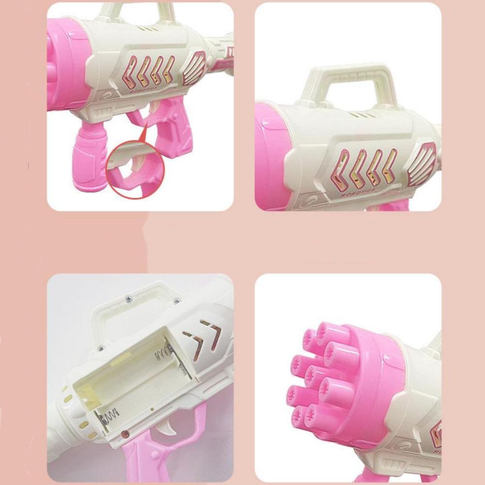 Mini Bubble Gun Kids Toys Electric Automatic Soap Rocket Bubbles Machine Outdoor Wedding Party Toy Children Birthday Gifts