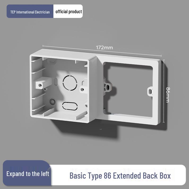86 Type Multi-functional Five-Hole Wall Socket Converter with Switch and Power Strip