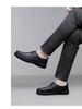 Herren Schnür-Loafer aus echtem Leder - Bequeme Rindsleder Business-Schuhe