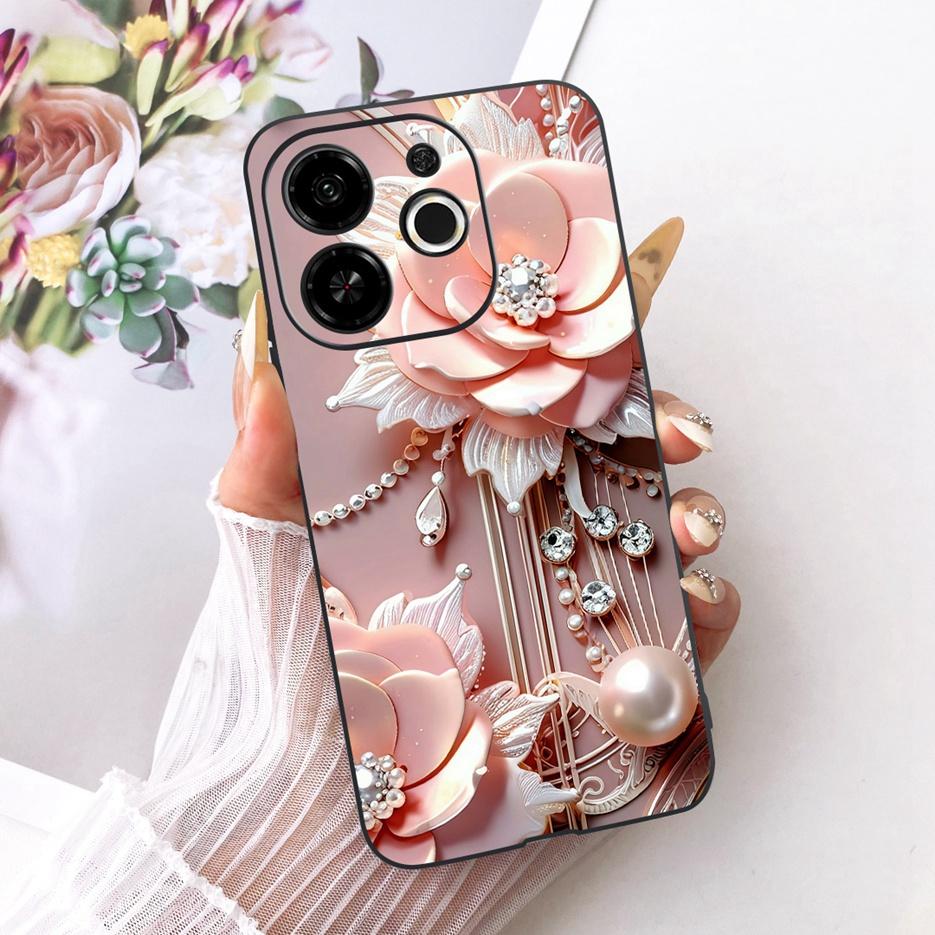 For Tecno Pop 9 5G Case KL4 New Luxury Painted Cover For Tecno Spark 30C 5G KL8H Soft Silicone Case For Tecno Spark 30 5G Fundas