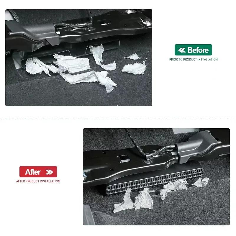 For Honda Accord X 10th 2018 Hybrid Car Under Seat Outlet Rear Air Conditioner Duct Grill Grille Vent Cover