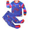 Fright Doll Halloween Cosplay Set: Kids' Long Sleeve Medium & Large Home Wear 7771