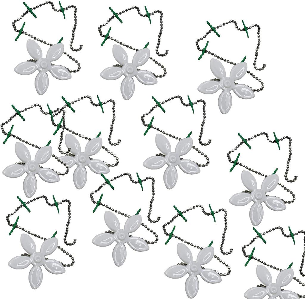 10-Pack Flower Bathroom Filter Catcher Bathtub Shower Cover Catcher Bathtub Filter Protective Cover Filter Chain Hook For Kitchen And Bathroom