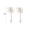 Girls Japan Elegant Petal Small Daisy Fashion Ear Studs Jewelry Eardrop Drop Earrings