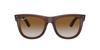 Ray-Ban Sunglasses RBR0502S WAYFARER REVERSE Transparent Brown Clear Gradient Brown Lens Low Bridge Fit Regular Imports