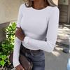 Long Sleeve Shirts for Women Casual Basic Long Sleeve Tops for Women Comfortable Womens Long Sleeve Tops for Daily Wear