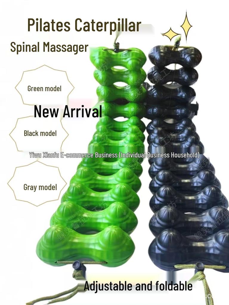 Adjustable Foldable Spine Massager Pilates Caterpillar – Available In Multiple Colors