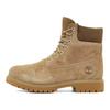 Timberland Stivali Corti Caldi Comodi Morbidi in Pelle di Mucca a Doppio Strato per Esterno Uomo Marrone A6CH6-EUP