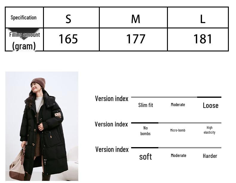 Mark Fairwhale Women's Long Hooded Duck Down Parka