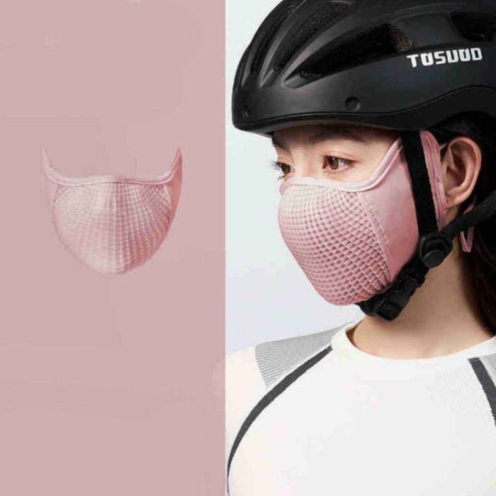 

Солнцезащитный шарф для лица, маска для велоспорта из ледяного шелка, летняя маска для лица, эластичная маска для лица, рыбалка розовый