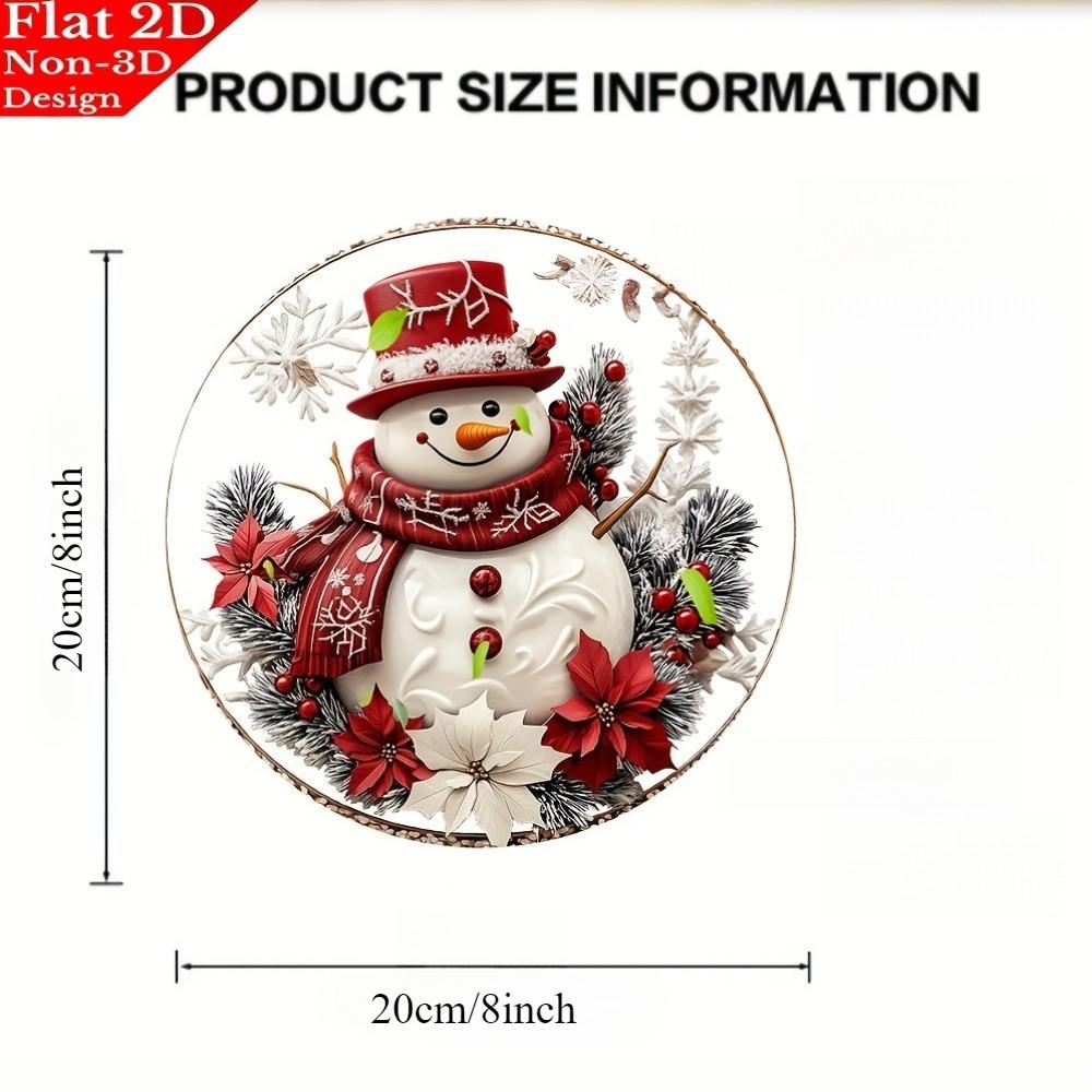 Christmas Snowman Sun Catcher. Window hanging decor for bedroom, living room & patio.