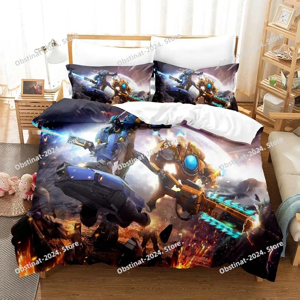 2023 Alien Marauder Bedding Set Single Twin Full Queen King Size Bed Set Aldult Kid Bedroom Duvetcover Sets Anime Bed Sheet Set