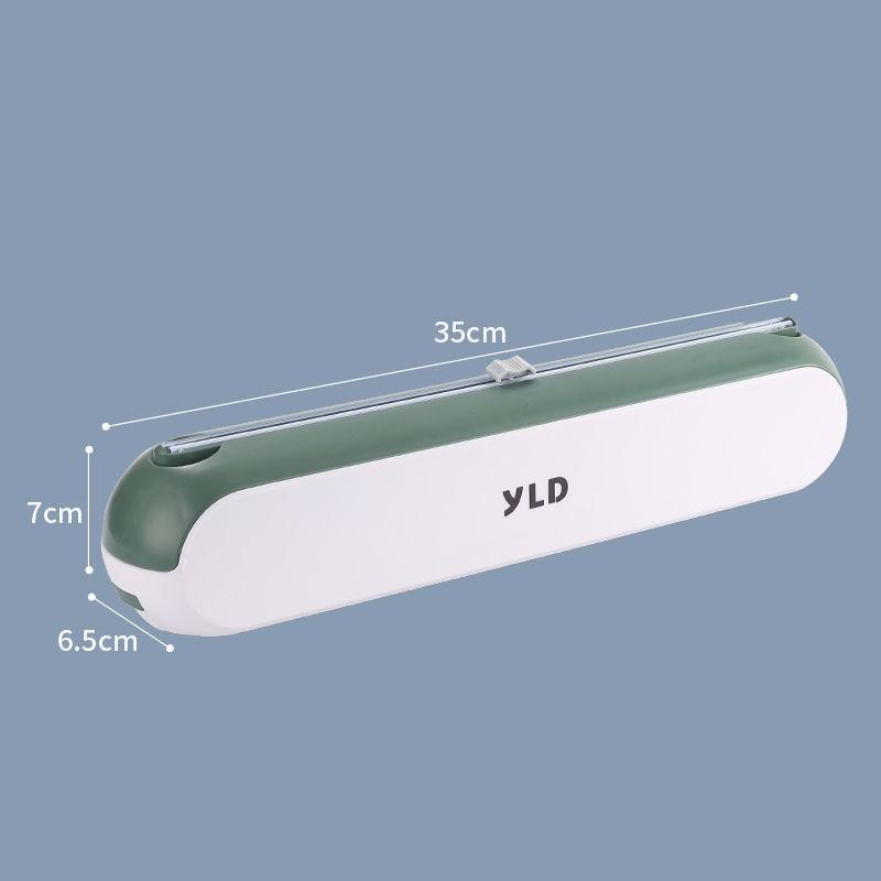 Kitchen Tin Foil Plastic Wrap Cutter Household Storage Rack Plastic Wrap Sleeve Magnetic Suction Cup Plastic Wrap Cutting Box