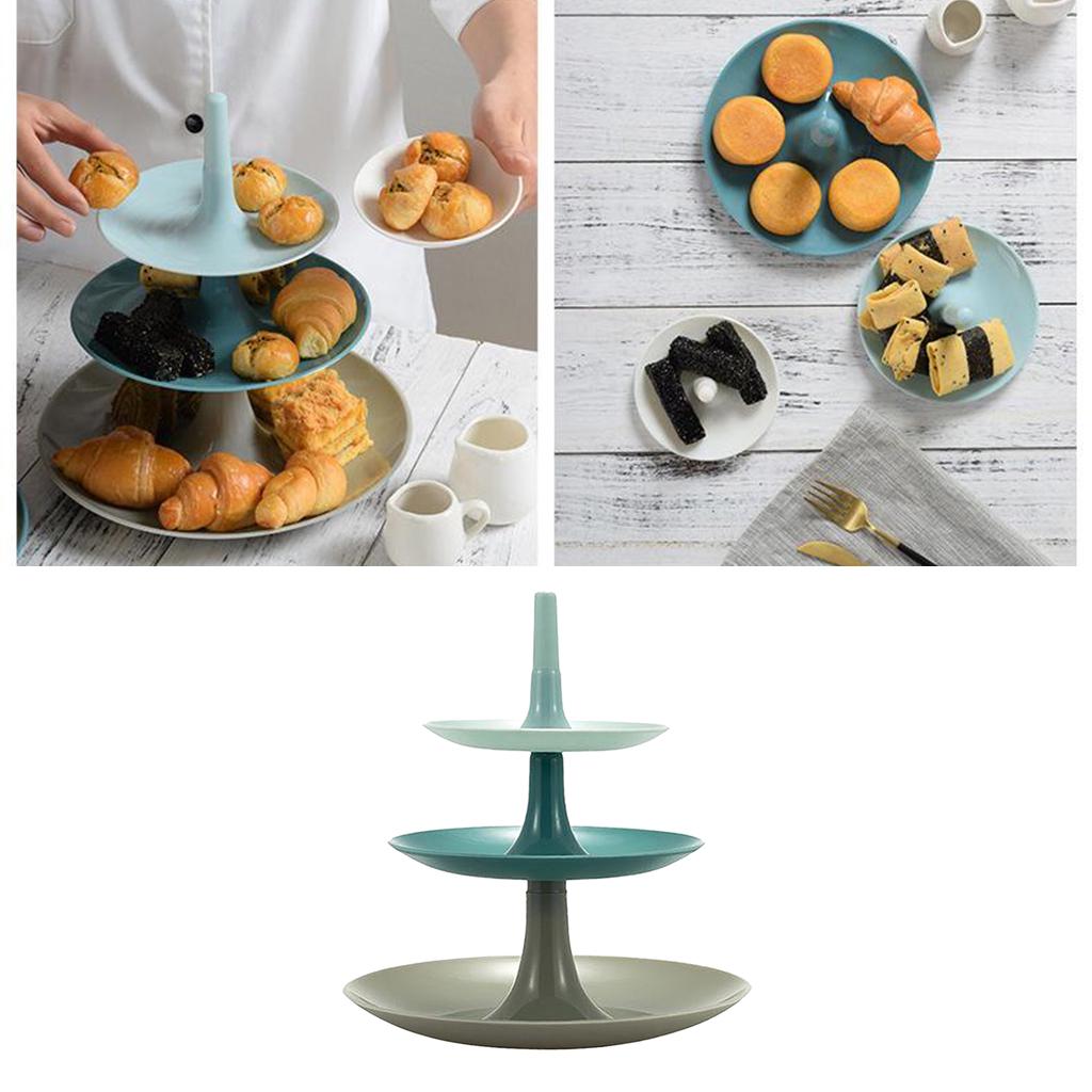Buy Tier Plastic Cake Stand, Dessert Cupcake Holder, Wedding Tea