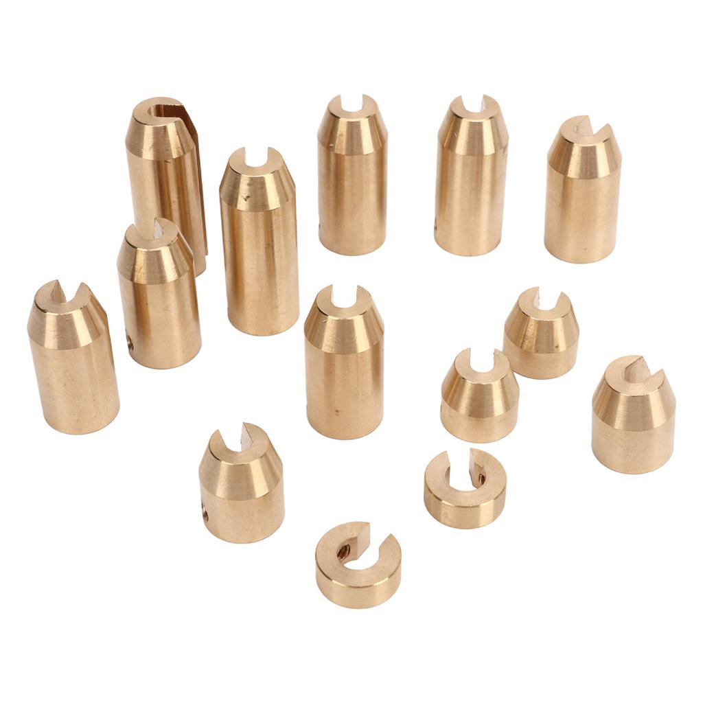 Brass Wheel Spoke Balance Weights Precise Design Wear Resistant Wheel Spoke Balance Weights Refill for Super Moto Dual Sport 14Pcs