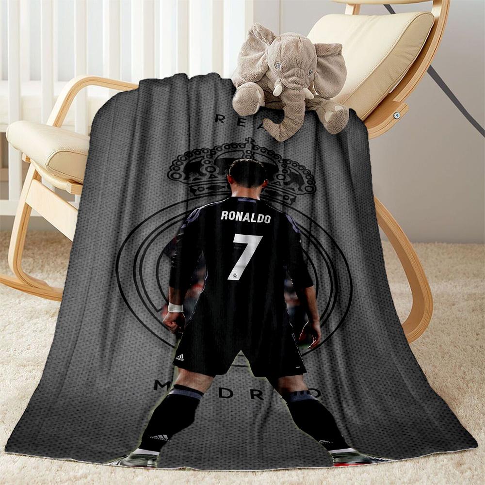 Ronaldo's Portugal Legacy Blanket Ultra-Soft Great for Office Bed Sofa All-Season Use Warmthful Decor Suitable for Gifting Relatives and Friends