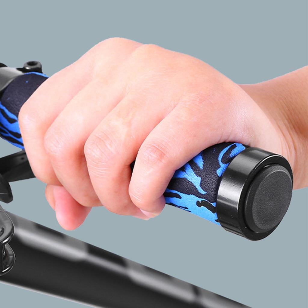 2Pcs Mountain  Handlebar Grips EVA Foldable Shock Absorption Anti Slip  Handle Bar Grips for