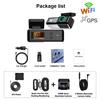 E-ACE Dash Cam 4K Black Box Mini Car Dvr 1080P Reverse Camera WIFI GPS Loop Recording 24H Parking Monitoring Video Recorder
