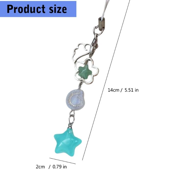 Contemporary Jelly Star Keychain Offering a Soft Touch and Portable Feel for Personalize Styles Stylish Outfits