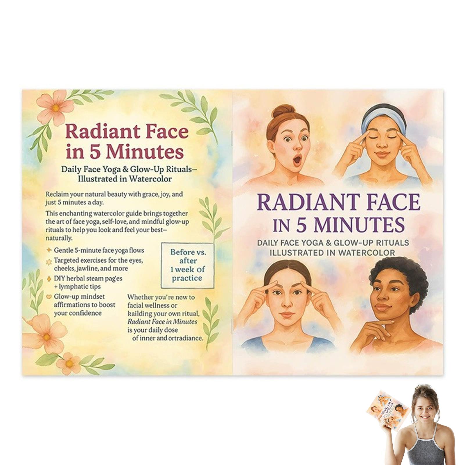 

Книга-руководство по массажу лица шаг за шагом 5 минут сияния с иллюстрированными техниками для ухода за кожей и бьюти-рутины Default