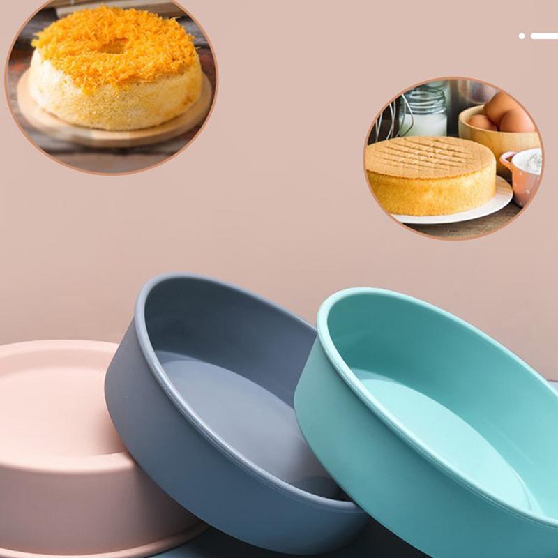 Okrągła Silikonowa Forma do Ciasta Charlotte Forma do Pieczenia Ciasta Forma do Ciasta Biszkoptowego Flan