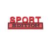 1Pc 3D Metal Sport Edition Logo Car Front Grille Badge Side Fender Rear Trunk Emblem Sticker Decal