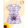 Girls' Sweet Princess Dress | Party and Everyday Wear, Lightweight Spring/Summer, Short Sleeve,
