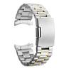 18 20 22 24mm 316L Stainless Steel Curved End Watch Strap Wrist Band Bracelet Folding Buckle Watch Accessories with Tool