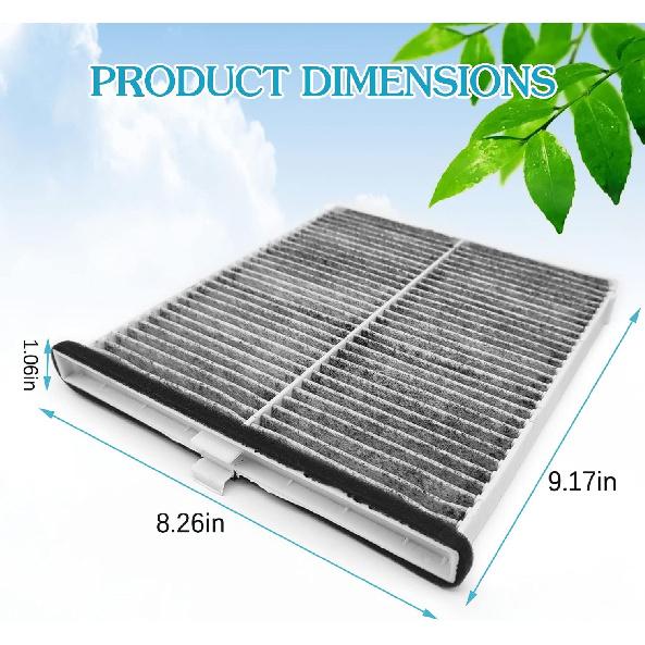 

Replace For GCF003 (CF11811) Mazda3, Mazda6, CX-5 Cabin Filter, Compatibile With KD45-61-J6X, Strong Adsorption w/Upgraded Activated Carbon, Premium