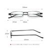 Small Reading Glasses With Metal Case Men Women Reading Glasses Mini Portable Pen Presbyopic Glasses +1.25+1.75+2.25+2.75