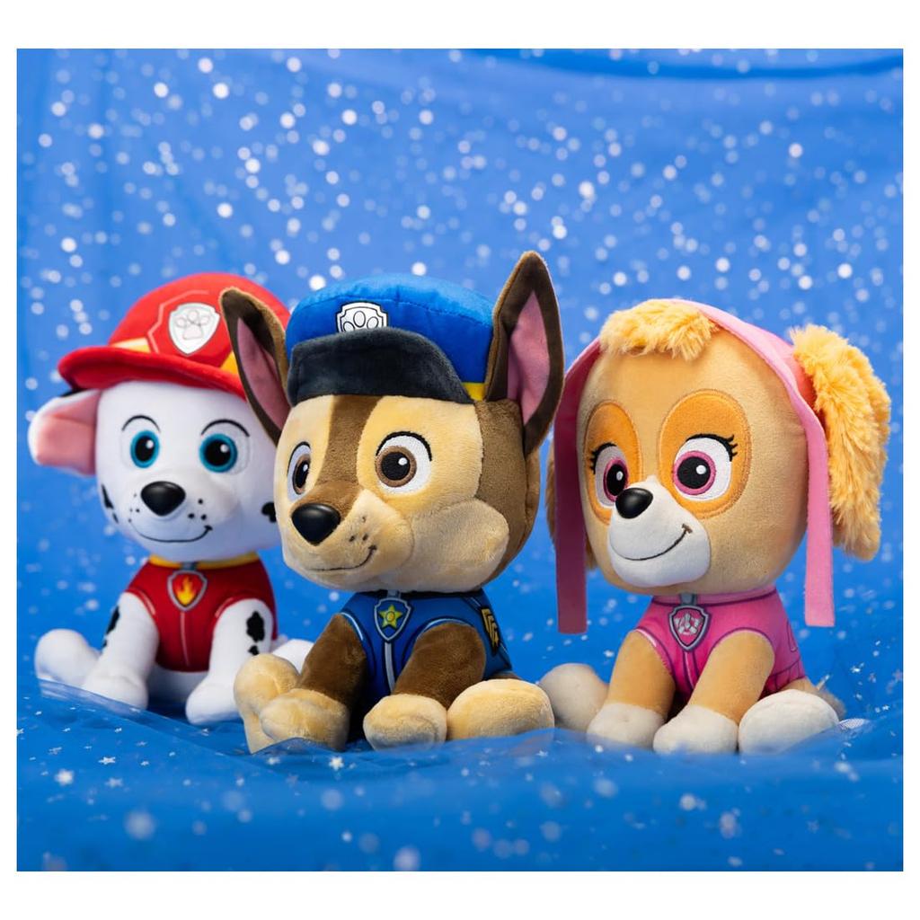 Paw Patrol Plüschtier Mittelgroß Chase Plüschtier Ungefähr 26cm ver. Höhe
