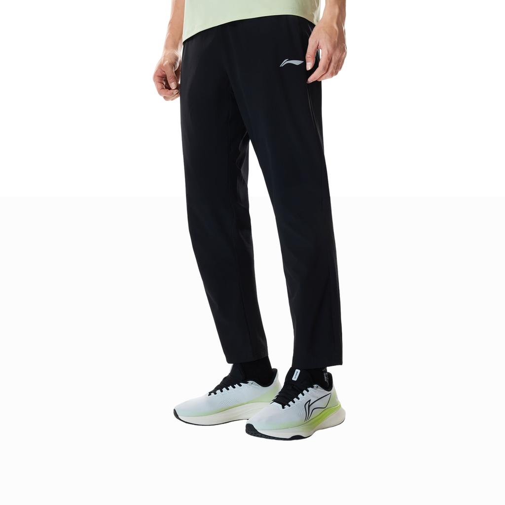Li Ning Running Series Solid Color Soft Simple Versatile Sports Long Pants Men Bottoms AYKW271-1