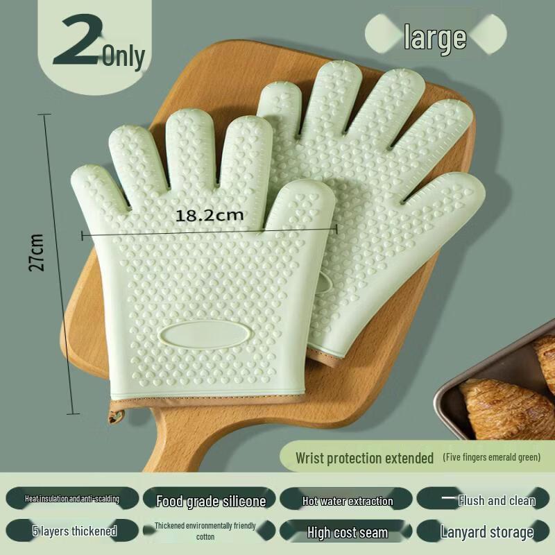 Heat-Resistant Kitchen Oven Mitt
