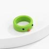 Cute Smile Frog Rings For Women Girls Funny Personality Wholesale Cartoon Animal Chicken Frog Ring Fashion Jewelry Gifts