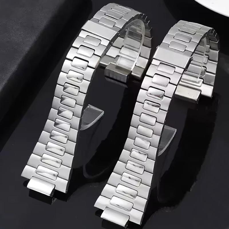 Für Patek Philippe Nautilus Armband Herren 5711/1A010 Serie 904 Edelstahl Uhrenkette konvexer Anschluss Armband 25mm-13mm