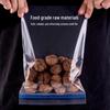 Haishidike Transparent Zipper Food Storage Bags