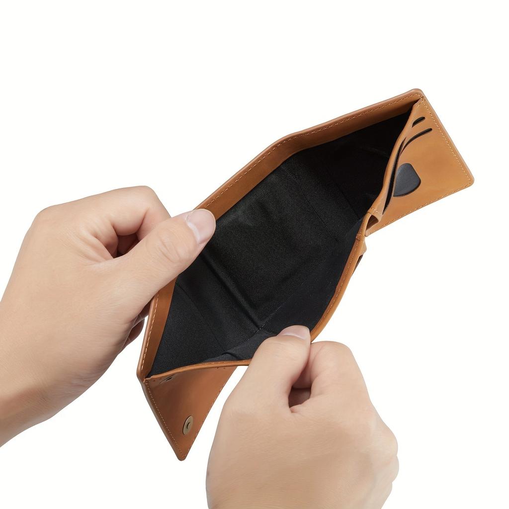 1 Men's Anti-theft Business Card Holder Credit Card Holder Simple Wallet Large Capacity Multiple Card Slots with Transparent Win