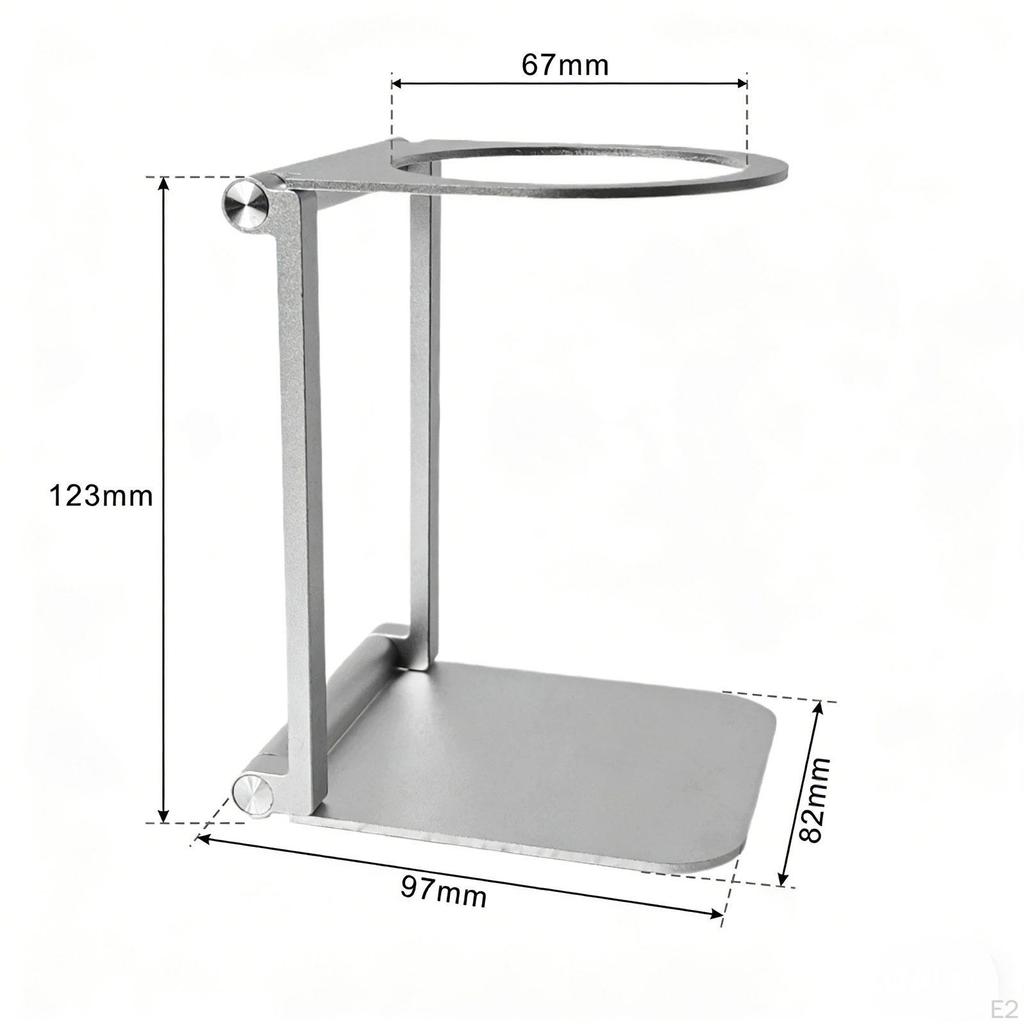 Pour Over Coffee Dripper Stand Machine Bracket Foldable Practical Sturdy for Home Outdoor Bar