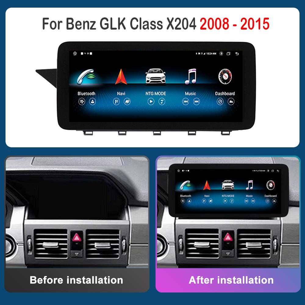 12.3'' for Mercedes Benz GLK Class X204 2008 - 2015 NTG 4.0 4.5 System Android Car Radio Multimedia Player HD Touch Screen