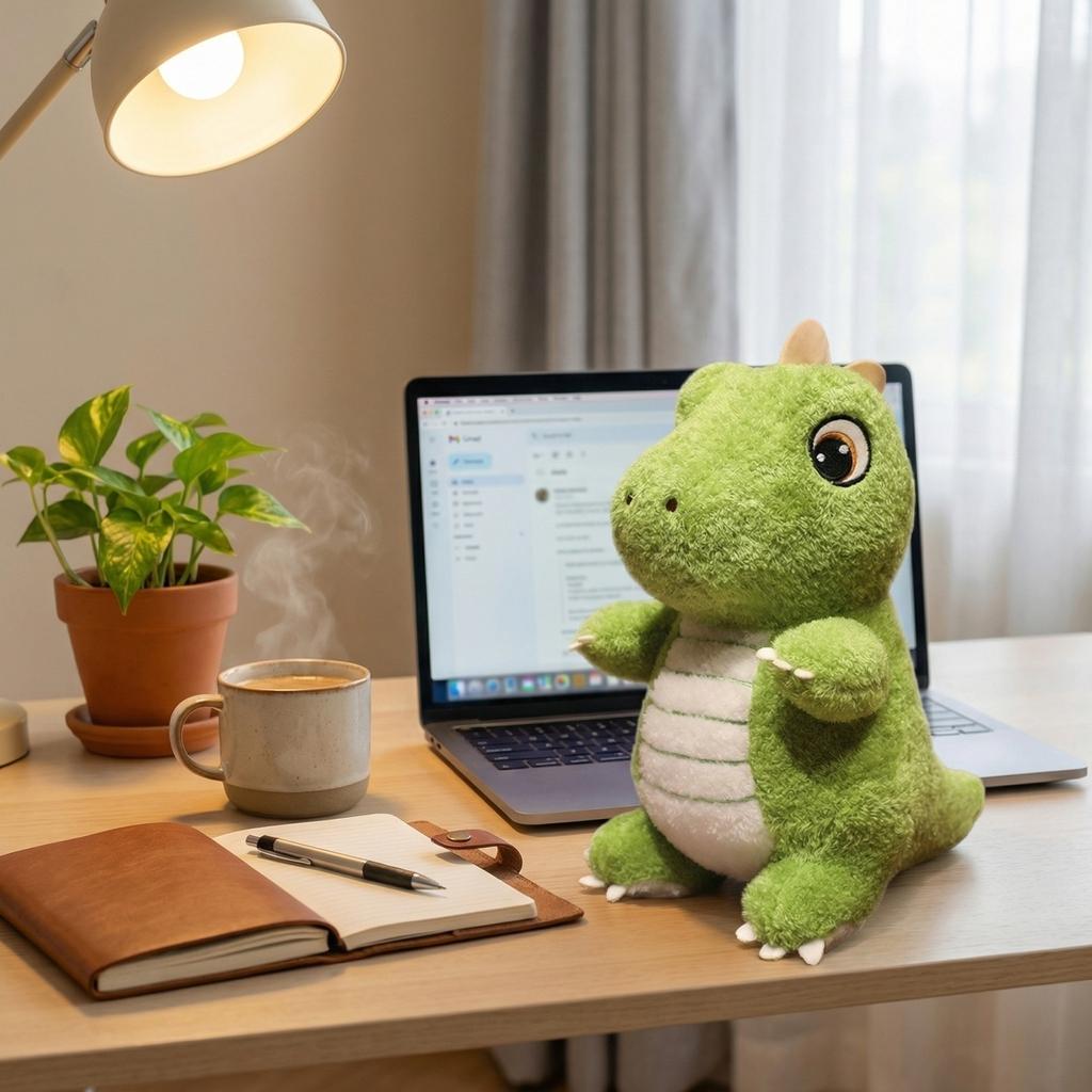 Plush Dinosaur Stuffed Animal Soft Toy Cartoon Dinosaur Pillow Plush Doll for Kids Parent Child Interaction and Photography Prop