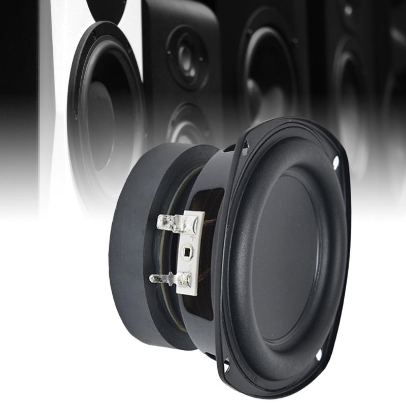 High Performances 4inch Rubber Edged Speaker Wide Frequency Ranges with 25W Power and IPX7 Waterproof Design