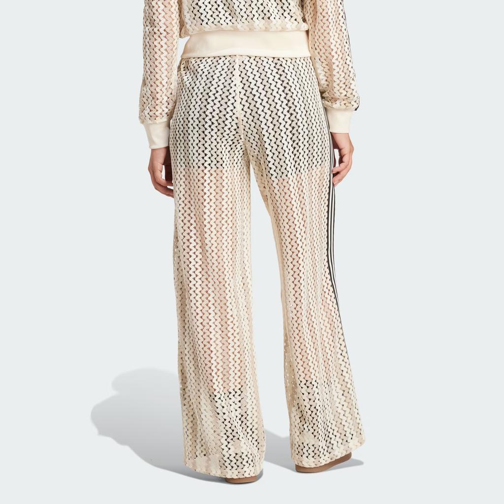 Adidas Originals Firebird Track 3-Stripes Summer Glow Tracksuit Bottoms Women Bottoms White KC0760