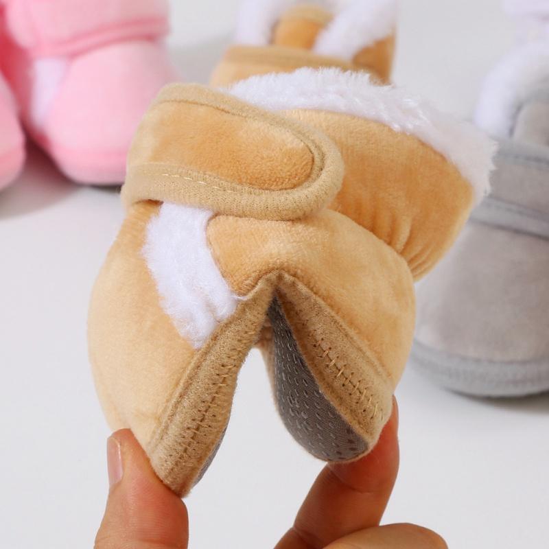 Baby Cotton Shoes Winter Warm Infant Shoes Soft Soled Plush Baby Shoes