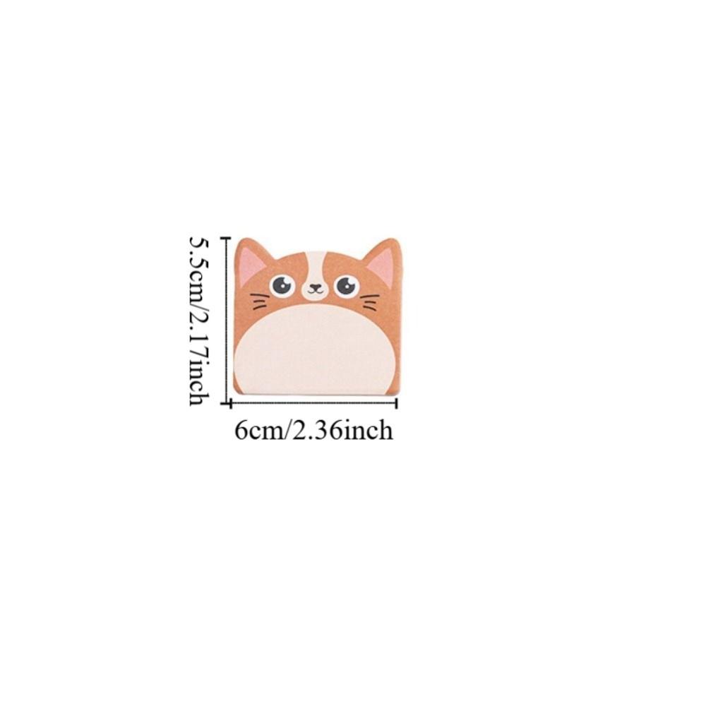240cps Cartoon Sticky Notes Animal Shaped Notepad Notebook Planner Memo Pad  Office Accessories