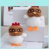 Adorable Cute Plush Chick Keychain Bag Charm Soft Toy Doll With Pp Cotton Filling