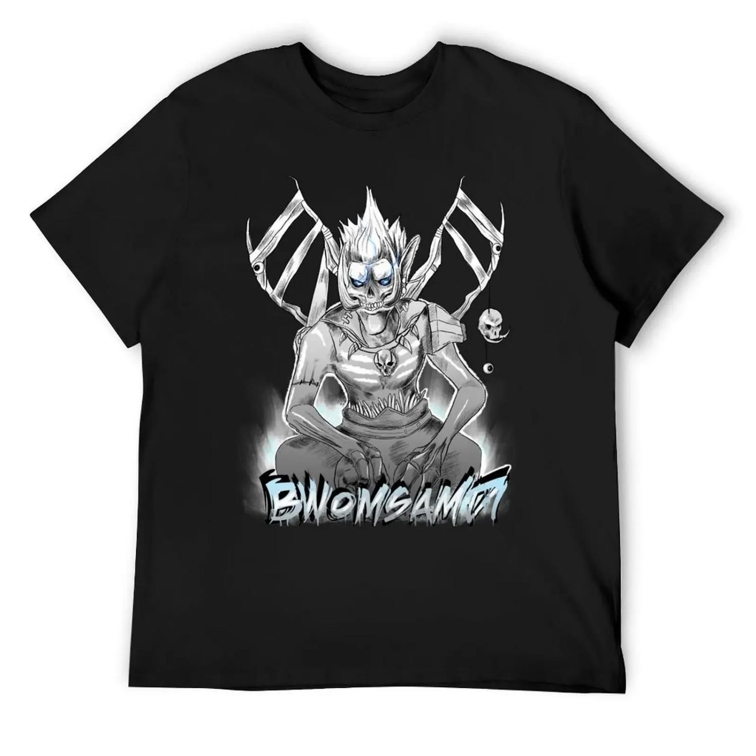 Bwomsamdi T-Shirt oversize t-shirts man summer clothes anime t shirts vintage anime shirt vintage t shirt men S