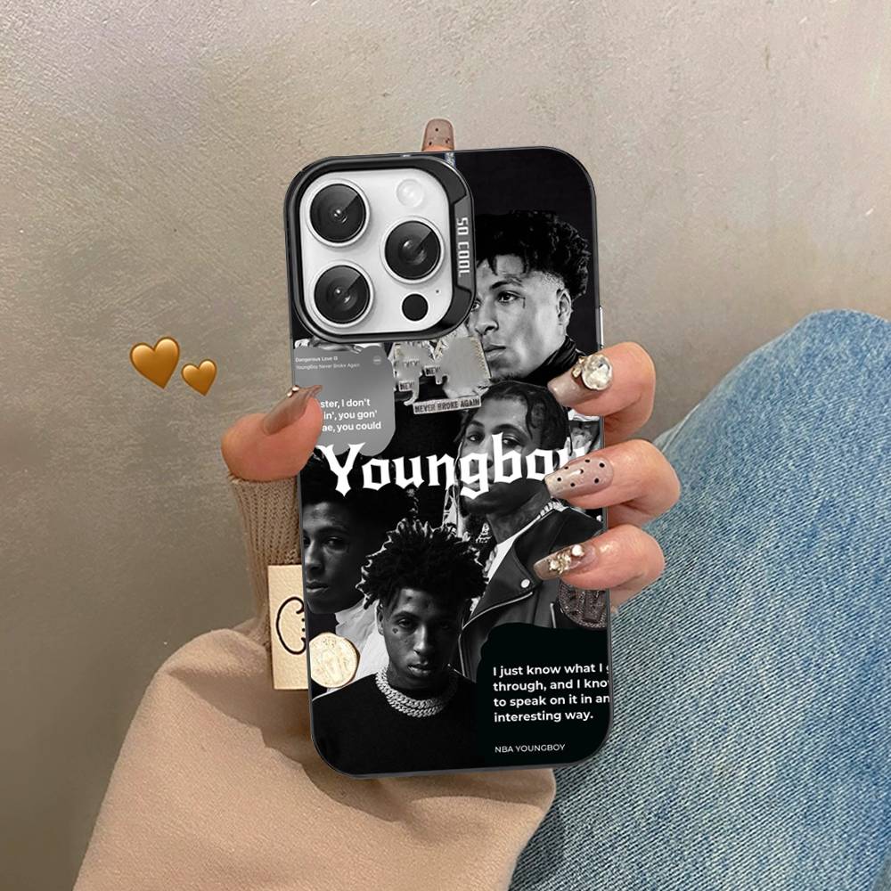 Rapper Youngboy Never Broke Again For IPhone 17 16 15 14 13 12 11 Pro Max Plus Matte Color Back Phone Cover